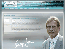 Tablet Screenshot of christophdaum.de